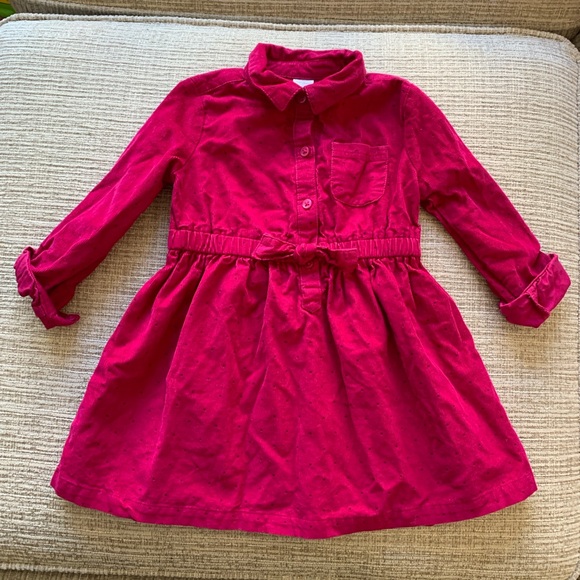 Carter's Other - Charming Carter’s Pink Dress with Pocket and Button Details - 24 months